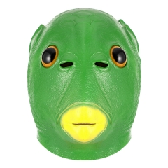 Green Fish Head Full Mask