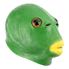 Green Fish Head Full Mask