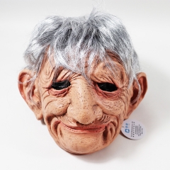 Creepy Wrinkle Human Full Mask