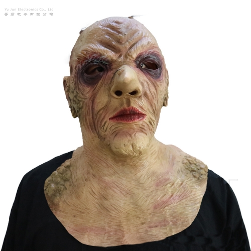 Halloween Bald Witch Full Mask