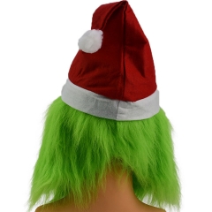 圣诞节神偷绿毛怪面具头套圣诞怪杰格林奇