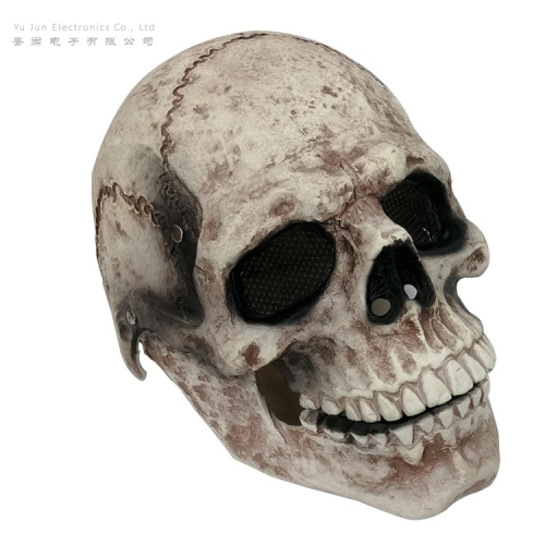 Skull with Movable Jaw Full Mask
