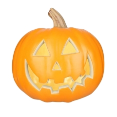 9”Blow Mold Lighted Pumpkin