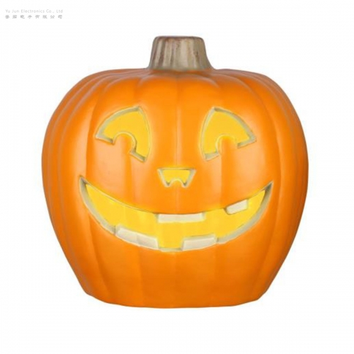 20”Blow Mold Lighted Smile Pumpkin