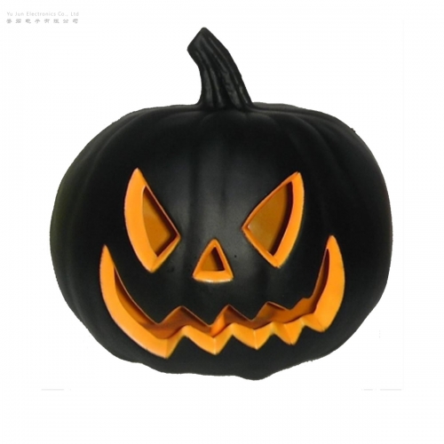 9” Blow Mold Lighted Pumpkin