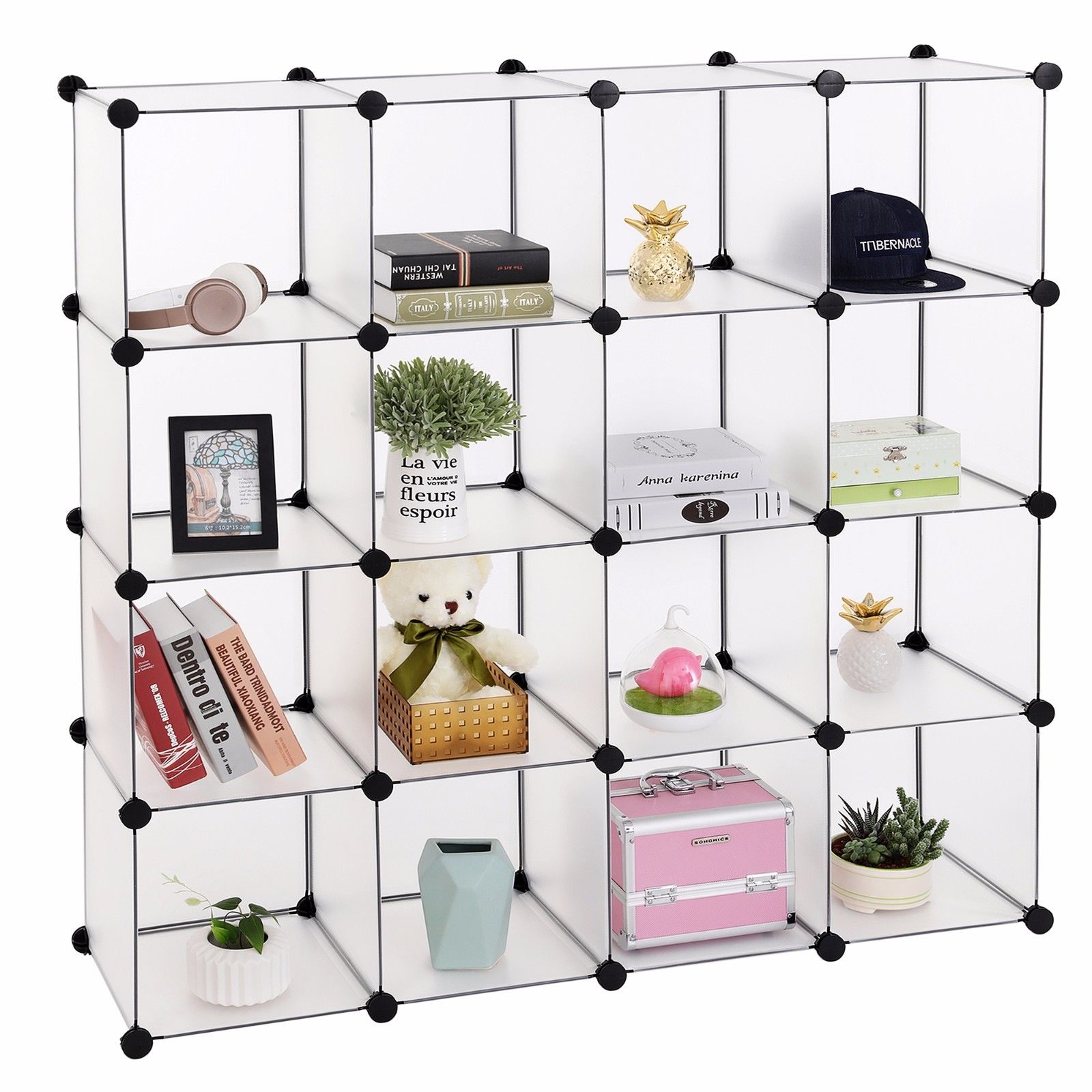 Shoe rack made of plastic Storage shelf 