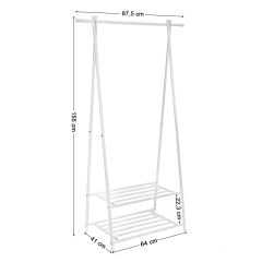 Clothes rack Coat rack with shoe rack