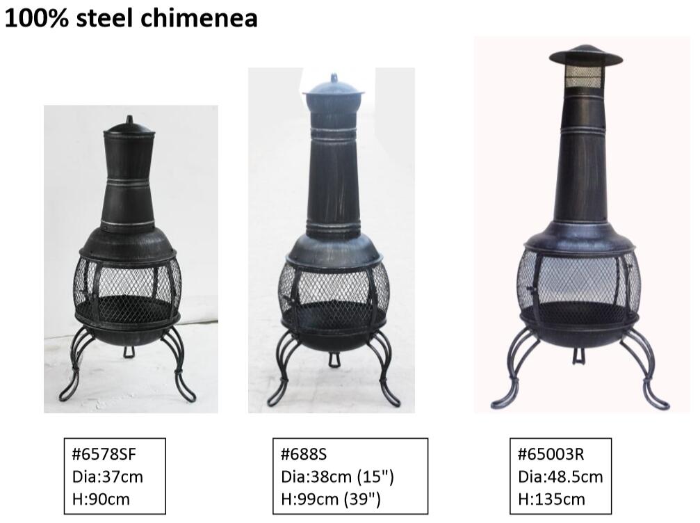steel chimenea,Garden and Patio