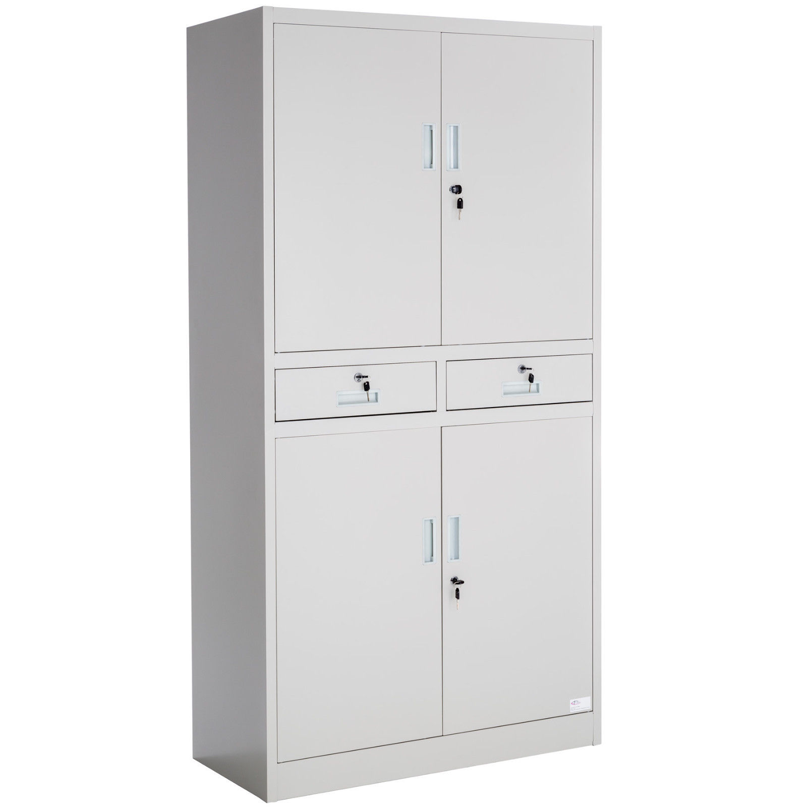 Heavy duty office cabinet with 2 drawers