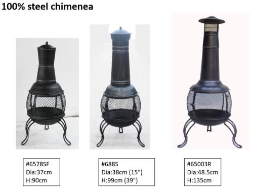 steel chimenea
