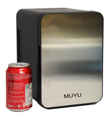 Mini Fridge Minibar Cool Box Thermobox Freezer 12 / 230V Stainless Steel 4L