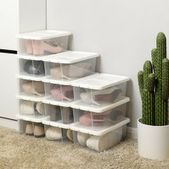 Pack of 12 stacking boxes, Storage box with lid