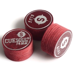 CUESOUL Red Hard/Medium/Soft  Pool Cue Tips 14mm