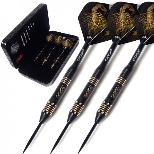 CUESOUL Black Scorpion 20/22/24 Gram Steel Tip Brass Darts