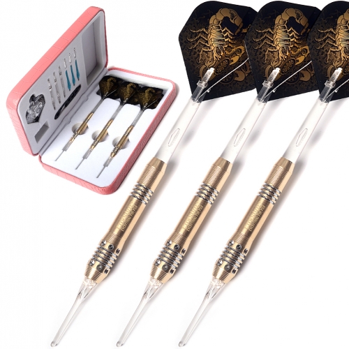 CUESOUL Black Scorpion Pure Brass 16 Gram Soft Tip Darts