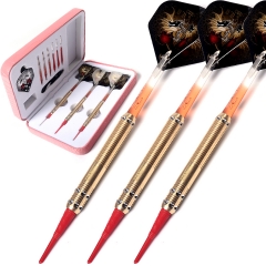 CUESOUL Dragon Pure Brass 16 Gram Soft Tip Darts for Dart Club