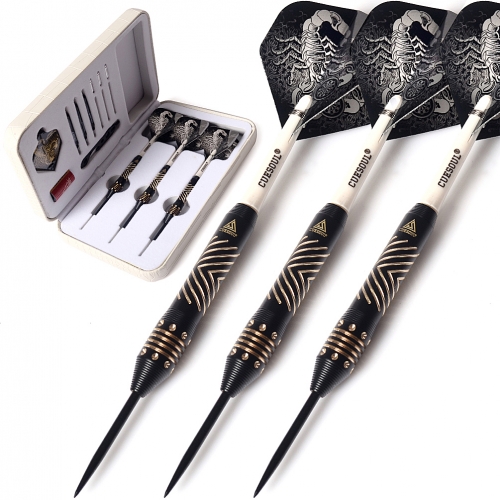 CUESOUL Black Scorpion 20/22/24 Gram Steel Tip Brass Darts