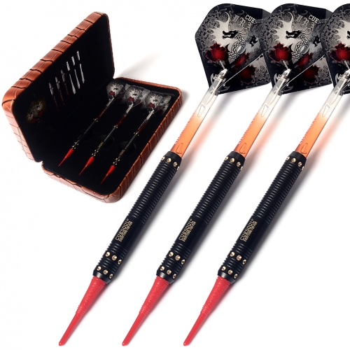 CUESOUL Dragon Pure Brass 16 Gram Soft Tip Darts for Dart Club