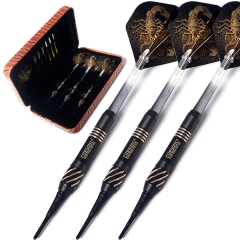 CUESOUL Black Scorpion Pure Brass 16 Gram Soft Tip Darts