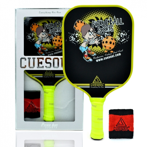 CUESOUL Carbon Fiber 7.7oz. Performance Pickleball Power Paddle