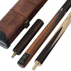 CUESOUL Handcraft 57inch 3/4 Jointed Snooker Cue With Mini Butt End Extension