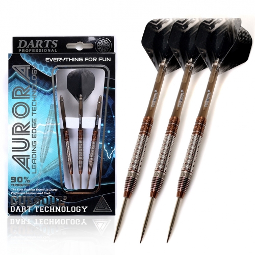 CUESOUL AURORA 21 / 23g / 25g juego de dardos de tungsteno con punta de acero con recubrimiento de nitruro de titanio