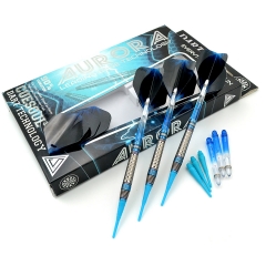 CUESOUL AURORA  CSAR-N2112 18g Soft Tip Tungsten Dart Set with Blue Shaft