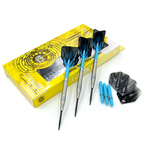 CUESOUL GLORY 22g / 24g / 26g 85% punta de acero de tungsteno con dardo azul