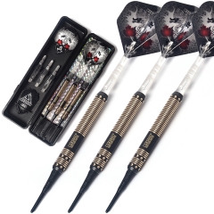 CUESOUL Dragon Pure Brass 16 Gram Soft Tip Darts for Dart Club