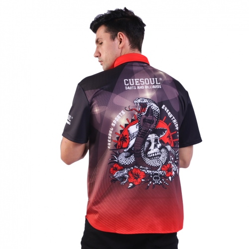 CUESOUL Breathable Dart Shirt Kann für Teams Dart Shirt- (lose) personalisiert werden