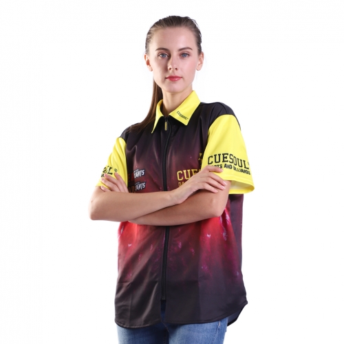 Camisa de dardos transpirable CUESOUL se puede personalizar para equipos Dart Shirt-S
