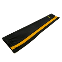 CUESOUL Compression Arm Sleeve, Black / Orange, Protector de brazo Cooling Ice Silk para Dart Player, Unisex con 4 tamaños