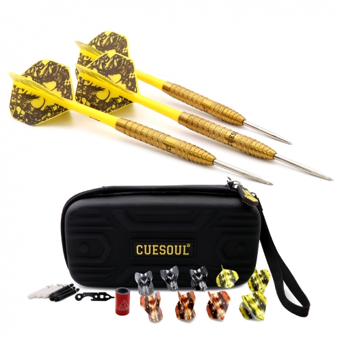 CUESOUL BIG BEAST 90% 26g Steel Tip Tungsten Dart Set with Dart Case