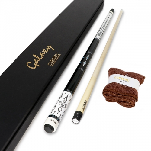 CUESOUL GALAXY 58inches 19oz Pool Cue Stick,13mm tips