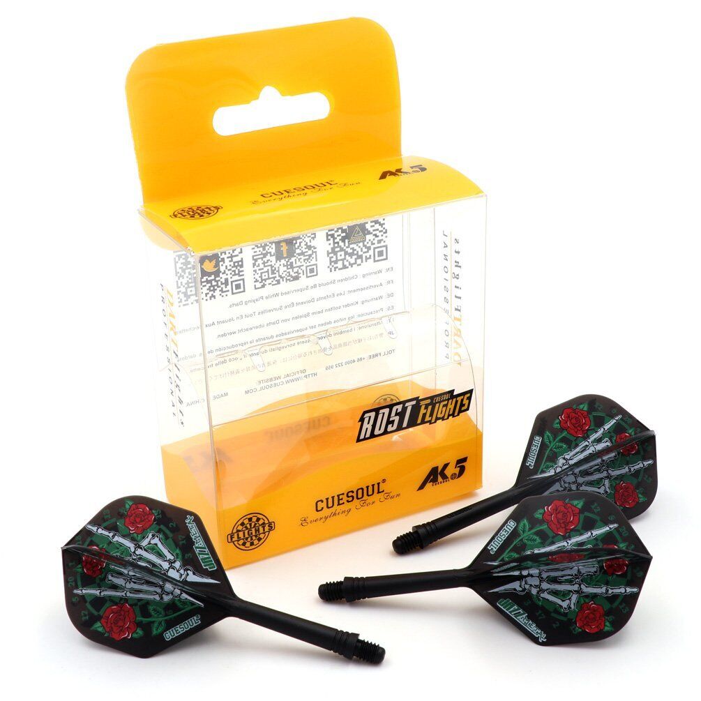 Cuesoul Integrated Dart Shaft And Flights Medium Set Of