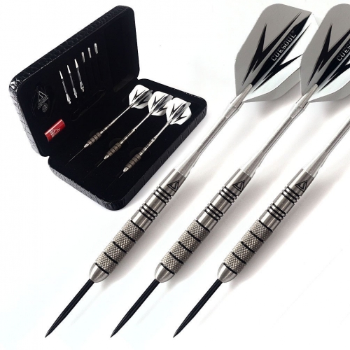 CUESOUL 95% Tungsten Steel Tip Darts with Luxury Dart Case -30g/28g/26g/25g/24g/22g