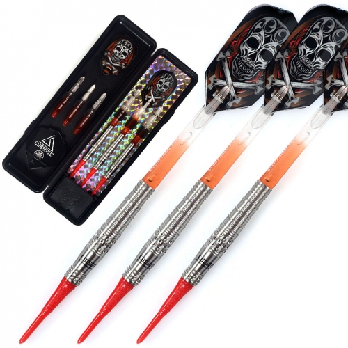 CUESOUL Fighting Soul 18 Gram 95% Tungsten Soft Tip Darts PC shafts