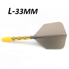 Grey Flight&Yellow Shaft-Length 33mm-L