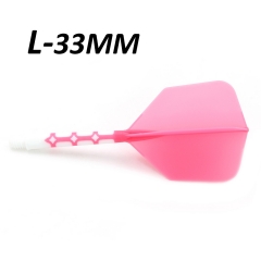 Pink Flight&White Shaft-Length 33mm-L