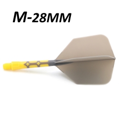 Grey Flight&Yellow Shaft-Length 28mm-M