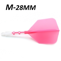 Pink Flight&White Shaft-Length 28mm-M