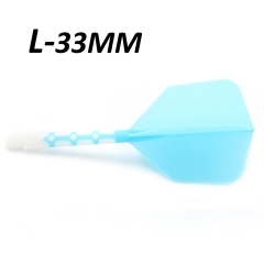 Blue Flight&White Shaft Length 33mm-L