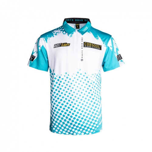 CUESOUL DARTS ROAD ONE Breathable Dart Shirt Dart Jersey Can be Personalised for Teams Dart Shirt