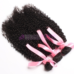 Hot selling  from one donor brazilian kinky curly hair weave