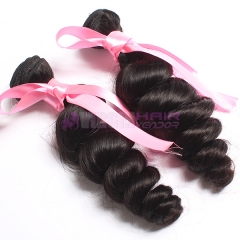 Women favorite great lengths hair extensions Maylaysian loose wave hair