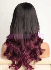 Hot selling top quality full cuticle Malaysian virgin color ombre hair extension