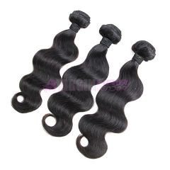 Goog grade Can Be Dyed Tangle Free Natural Color brazilian body wave human hair weave