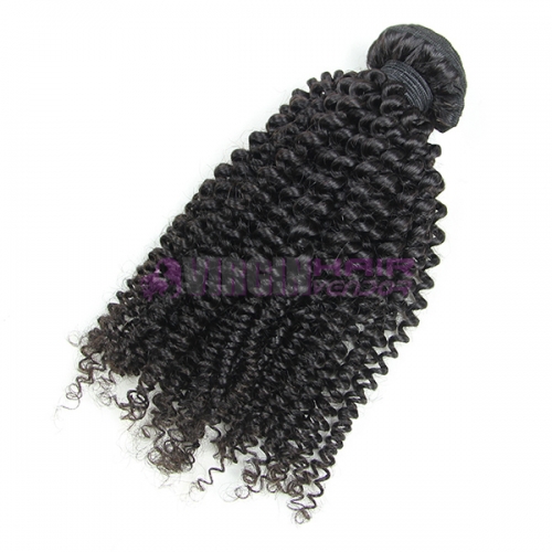 Good grade 8-30 inch 100% Untreated Kinky curl human hair extension