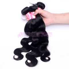 Super grade 8-30inch Full Culticle Body wave Peruvian Hair Weave bundles Wholesale