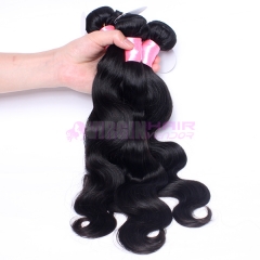 Super grade 8-30inch Full Culticle Body wave Peruvian Hair Weave bundles Wholesale